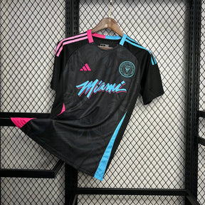 Camisa Inter Miami Edição Especial 24/25 - Torcedor Masculina Preta, Azul e Rosa - Netmantos