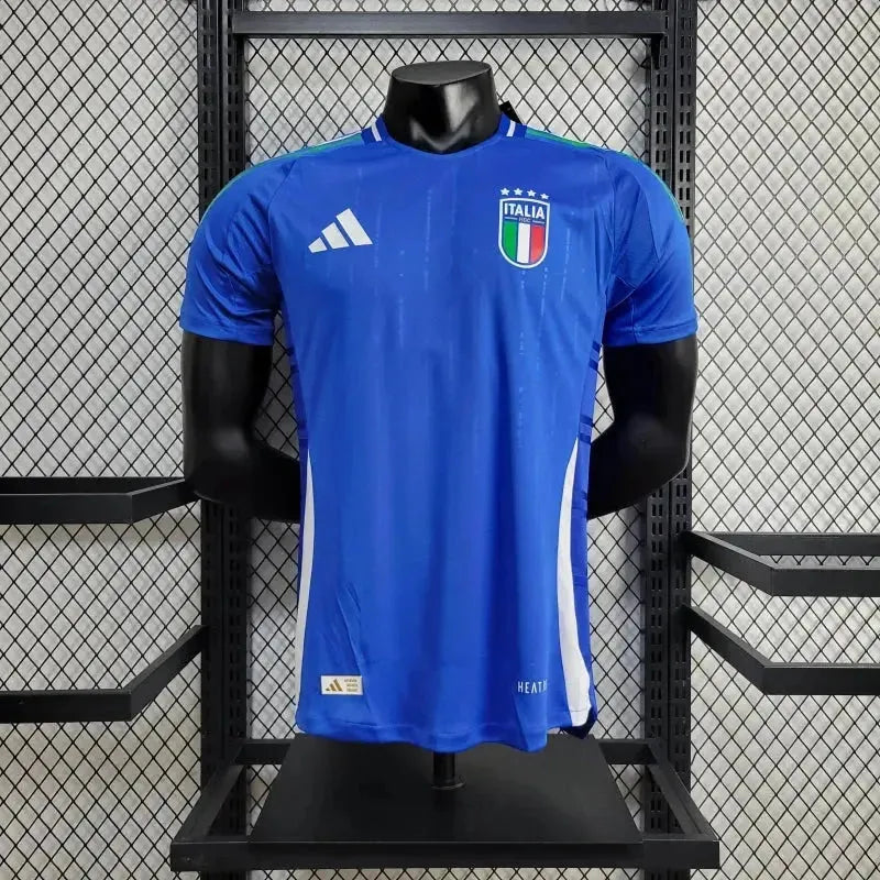 Camisa Itália Home 24/25 - Jogador Masculina Azul - Netmantos