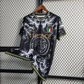 Camisa Itália x Versace 23/24- Torcedor Masculina Preta - Netmantos
