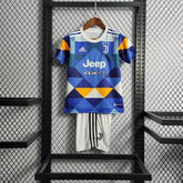 Camisa Juventus 22/23 - Torcedor Infantil Azul - Netmantos