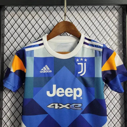 Camisa Juventus 22/23 - Torcedor Infantil Azul - Netmantos