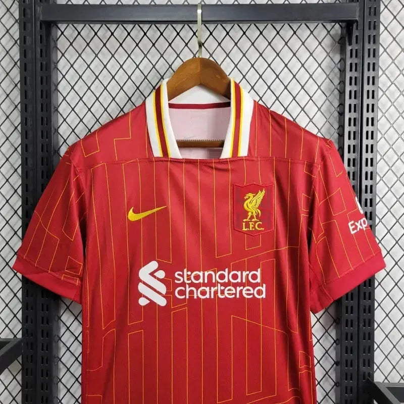 Camisa Liverpool Home 24/25 - Torcedor Masculina Vermelha - Netmantos