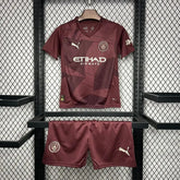 Camisa Manchester City Third Away 24/25 - Torcedor Infantil Vinho/Vermelha - Netmantos