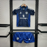 Camisa Manchester United Away 24/25 - Torcedor Infantil Azul - Netmantos