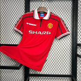 Camisa Manchester United Retrô Home 1998/99 - Torcedor Masculina Vermelha - Netmantos