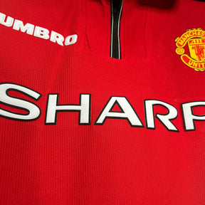 Camisa Manchester United Retrô Home 1998/99 - Torcedor Masculina Vermelha - Netmantos