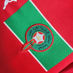 Camisa Marrocos Home 22/23 - Torcedor Infantil Vermelha Verde - Netmantos