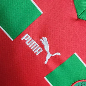 Camisa Marrocos Home 22/23 - Torcedor Infantil Vermelha Verde - Netmantos