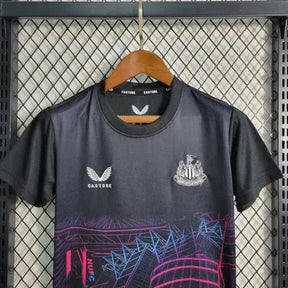 Camisa Newcastle Edição Especial 23/24 - Torcedor Infantil Preta - Netmantos
