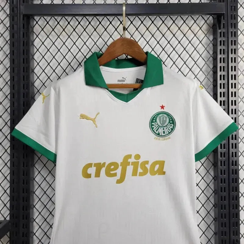 Camisa Palmeiras Away 24/25 - Torcedor Feminina Branca - Netmantos