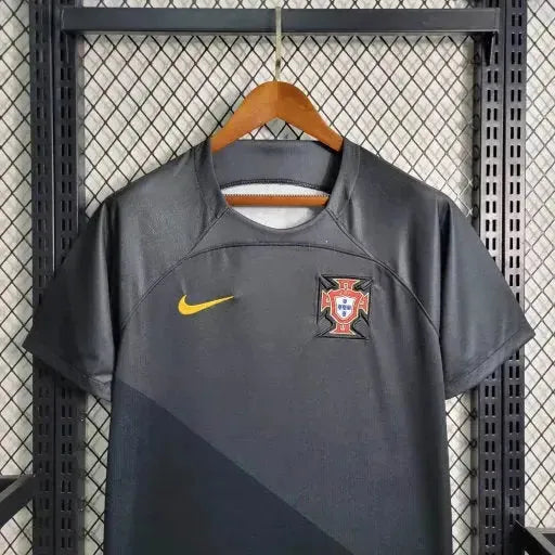 Camisa Portugal Edição Especial 23/24 - Torcedor Masculina Cinza e Preta - Netmantos