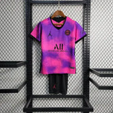 Camisa PSG 20/21 - Torcedor Infantil Rosa e Roxa - Netmantos