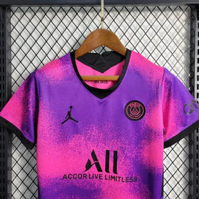 Camisa PSG 20/21 - Torcedor Infantil Rosa e Roxa - Netmantos
