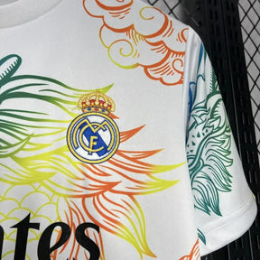 Camisa Real Madrid Dragão Chinês 24/25 - Torcedor Masculina Branca Colorida - Netmantos