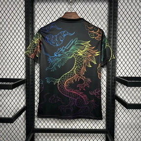 Camisa Real Madrid Dragão Chinês 24/25 - Torcedor Masculina Preta Colorida - Netmantos