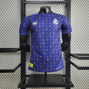 Camisa Real Madrid Edição Especial Gucci 24/25 - Jogador Masculina Roxa - Netmantos