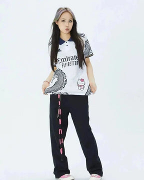 Camisa Real Madrid Hello Kitty Dragão Chinês 24/25 - Torcedor Masculina Branca - Netmantos