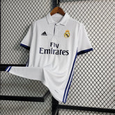 Camisa Real Madrid Retrô 16/17 - Torcedor Masculina Branca - Netmantos