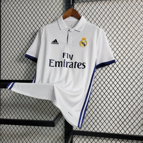 Camisa Real Madrid Retrô 16/17 - Torcedor Masculina Branca - Netmantos