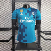 Camisa Real Madrid Retrô 2017/18 - Torcedor Masculina Azul - Netmantos