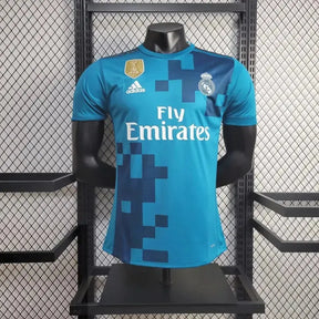 Camisa Real Madrid Retrô 2017/18 - Torcedor Masculina Azul - Netmantos