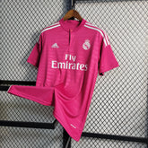 Camisa Real Madrid Retrô Away 14/15 - Torcedor Masculina Rosa - Netmantos