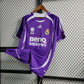Camisa Real Madrid Retrô Away 2006 - Torcedor Masculina Roxa - Netmantos
