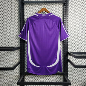 Camisa Real Madrid Retrô Away 2006 - Torcedor Masculina Roxa - Netmantos