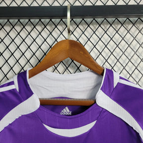 Camisa Real Madrid Retrô Away 2006 - Torcedor Masculina Roxa - Netmantos