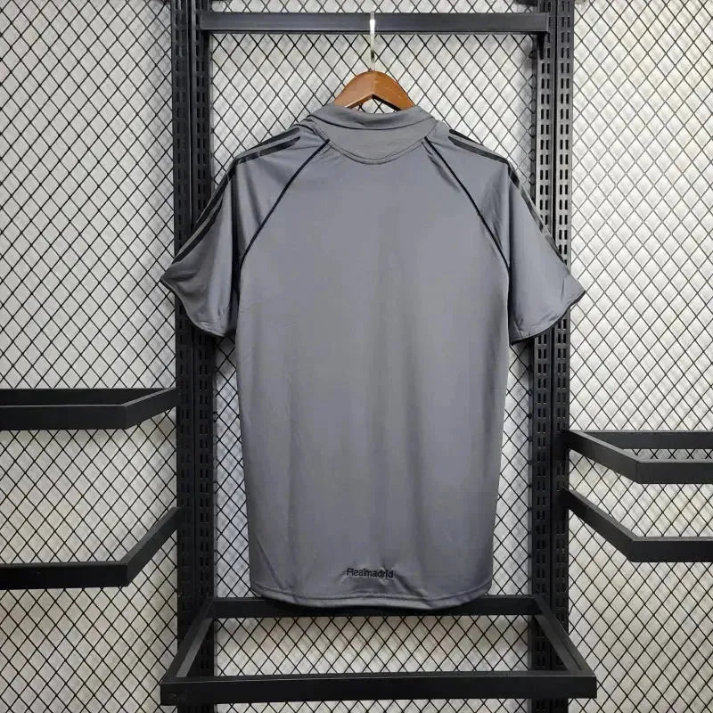 Camisa Real Madrid Retrô Away II 2005/06 - Torcedor Masculina Cinza - Netmantos