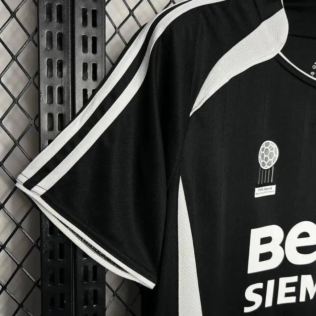 Camisa Real Madrid Retrô Third Away 2006/07 - Torcedor Masculina Preta - Netmantos