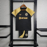 Camisa Sporting Away II 23/24 - Torcedor Infantil Preta CR7 - Netmantos