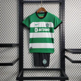 Camisa Sporting Home 23/24 - Torcedor Infantil Verde - Netmantos