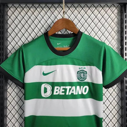Camisa Sporting Home 23/24 - Torcedor Infantil Verde - Netmantos