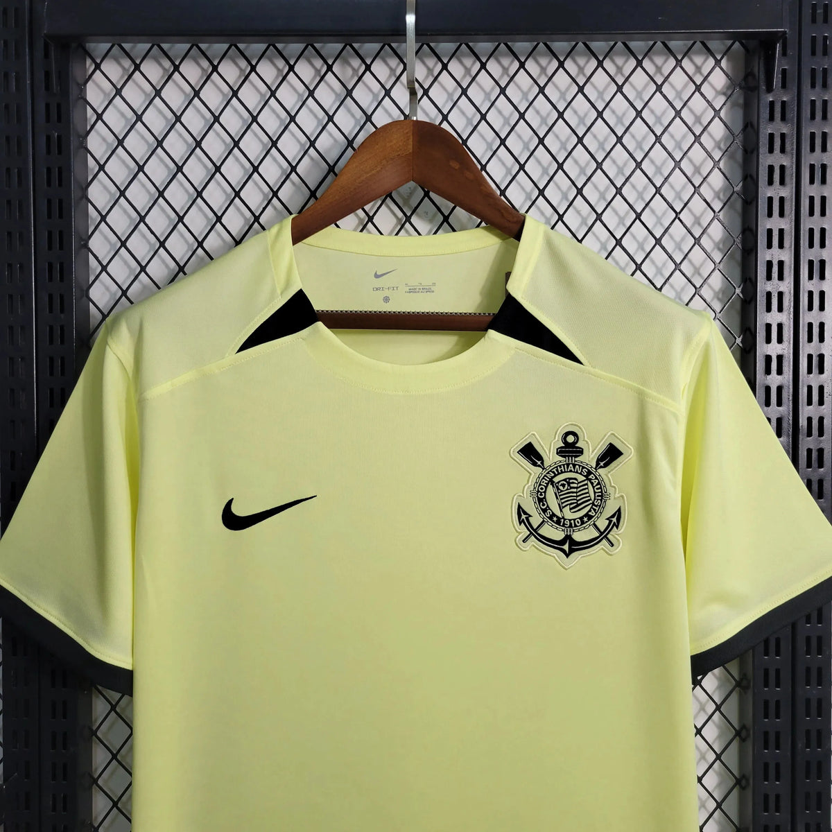Camisa Timão Treino 23/24 - Torcedor Masculina Amarela - Netmantos