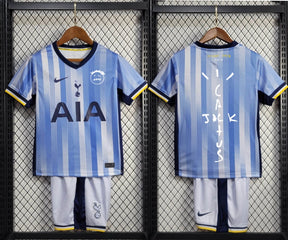 Camisa Tottenham X Travis Scott Away 24/25 - Torcedor Infantil Azul - Netmantos
