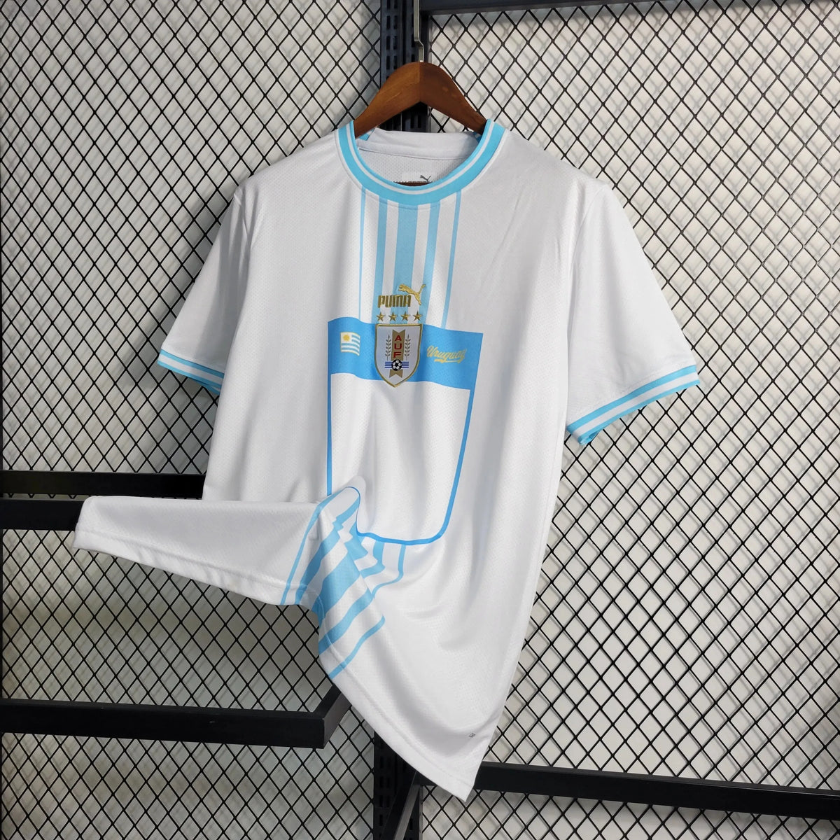 Camisa Uruguai Home 22/23 - Torcedor Masculina Branca - Netmantos