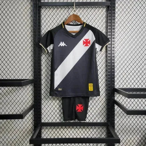 Camisa Vasco da Gama Home 23/24 - Torcedor Infantil Preta - Netmantos