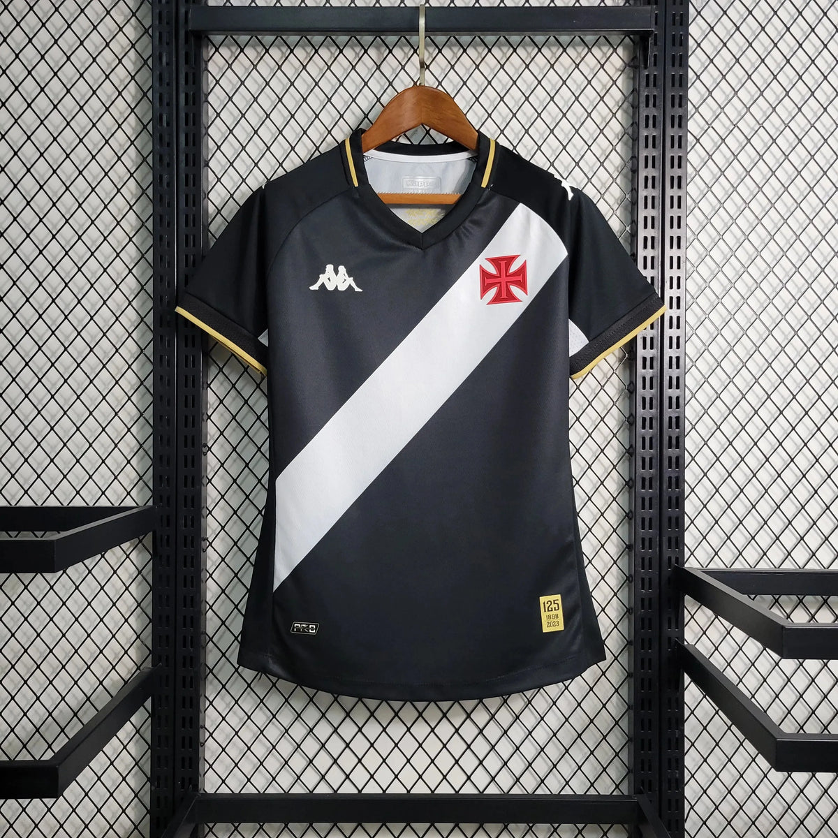 Camisa Vasco Home 23/24 - Torcedor Feminina Preta - Netmantos