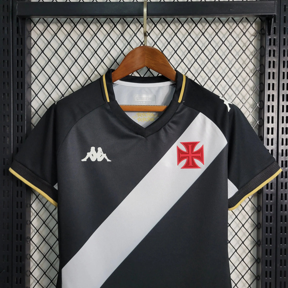 Camisa Vasco Home 23/24 - Torcedor Feminina Preta - Netmantos