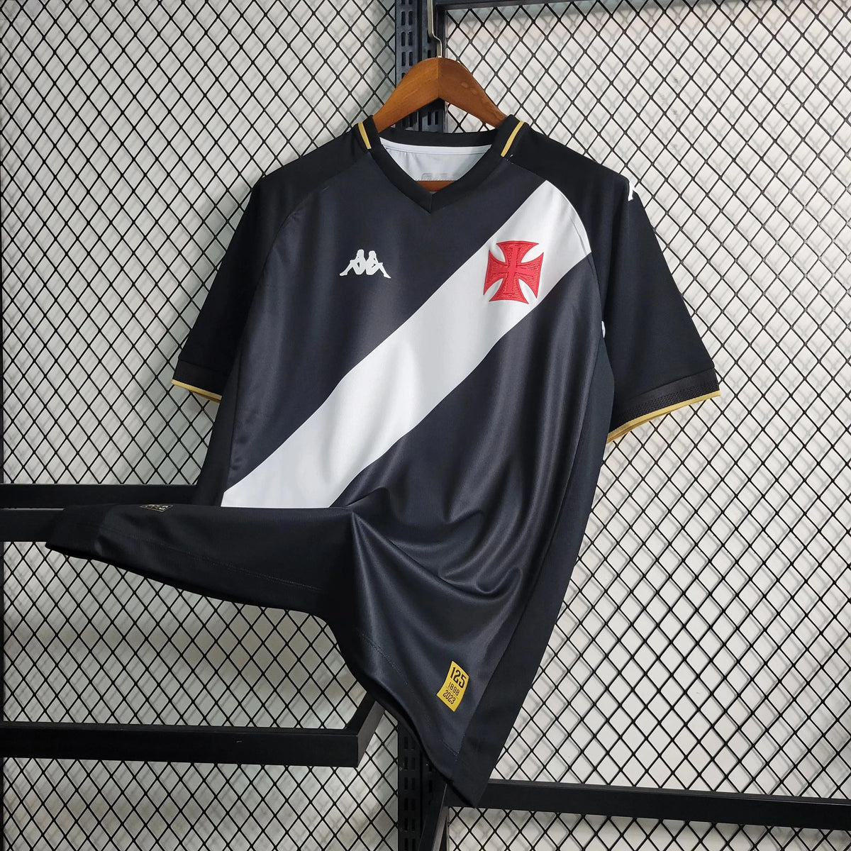 Camisa Vasco Home 23/24 - Torcedor Masculina Preta - Netmantos