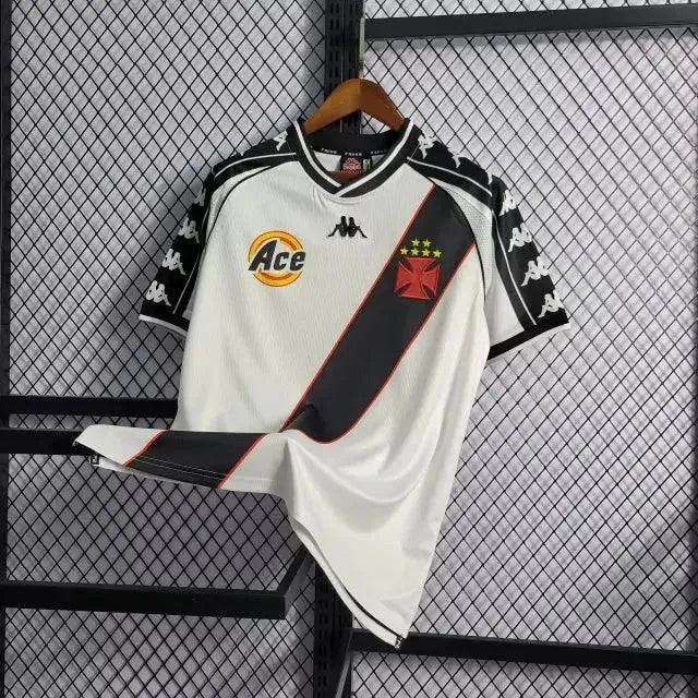 Camisa Vasco Retrô Away 2000 - Torcedor Masculina Branca - Netmantos
