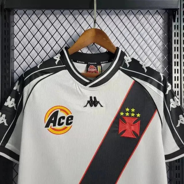 Camisa Vasco Retrô Away 2000 - Torcedor Masculina Branca - Netmantos