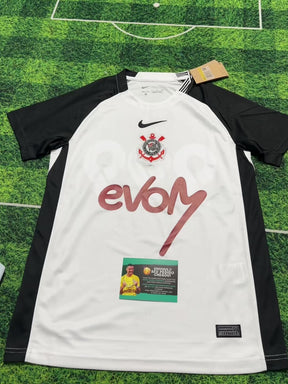Camisa Timão x Veigh (EVOM) Home 25/26 - Jogador Masculina Branca